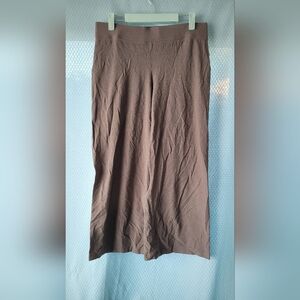 Eileen Fisher Organic Cotton Wide Cropped Pant Sz S